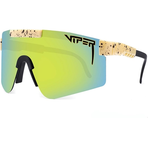 Dupe Pit Viper large frame colorful electroplated true film Polarized Sunglasses - Picture 2 of 3